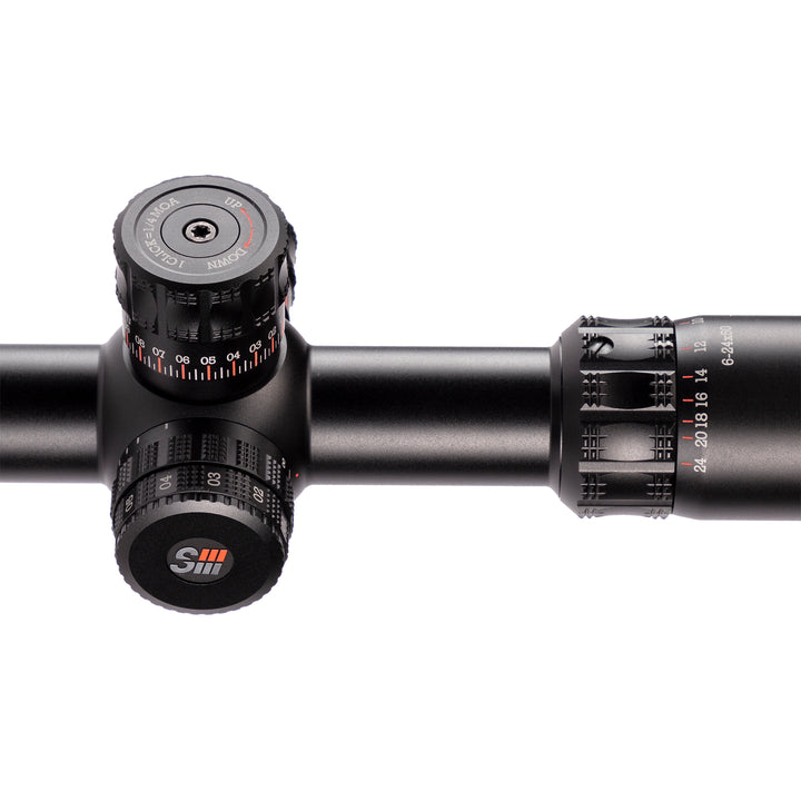 SIII Precision Long Range<br>FFP 6-24x50 Zero Stop