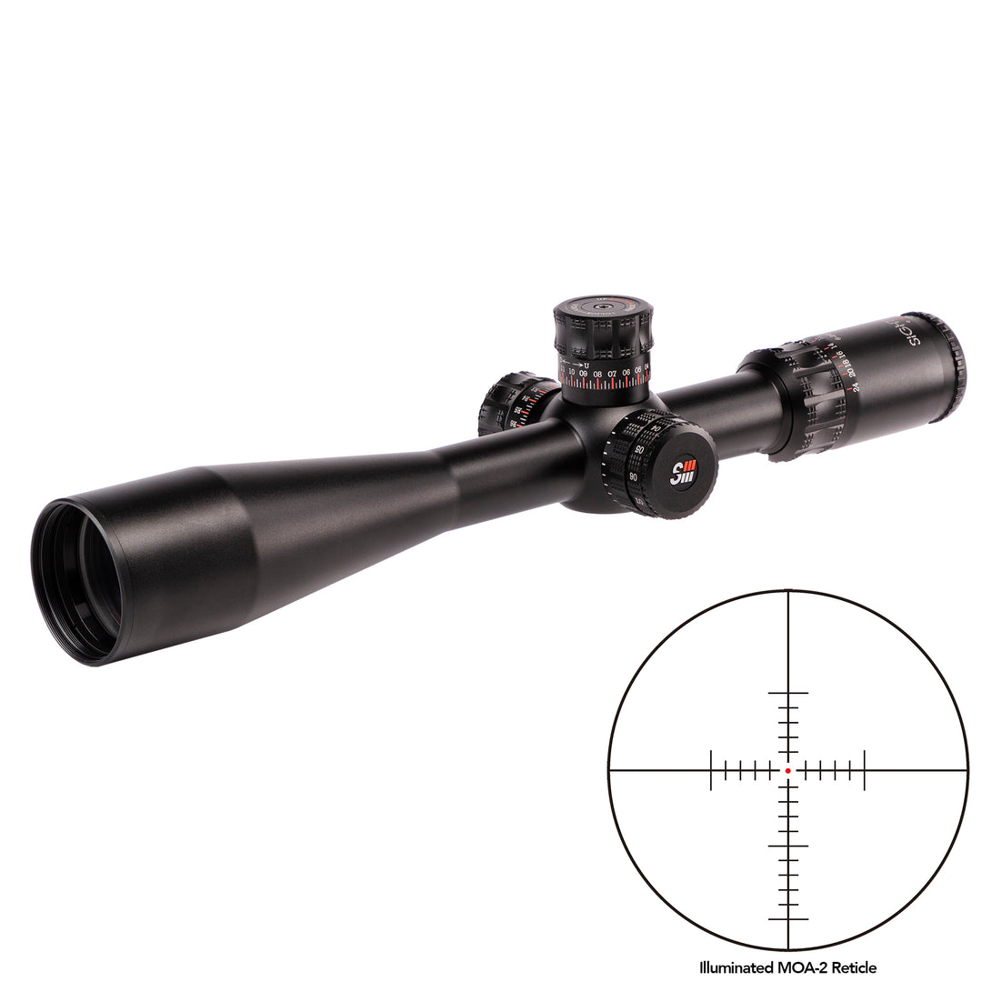 SIII Precision Long Range<br>6-24x50 Zero Stop