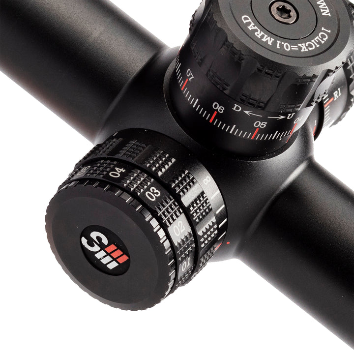 SIII Precision Long Range<br>6-24x50 Zero Stop