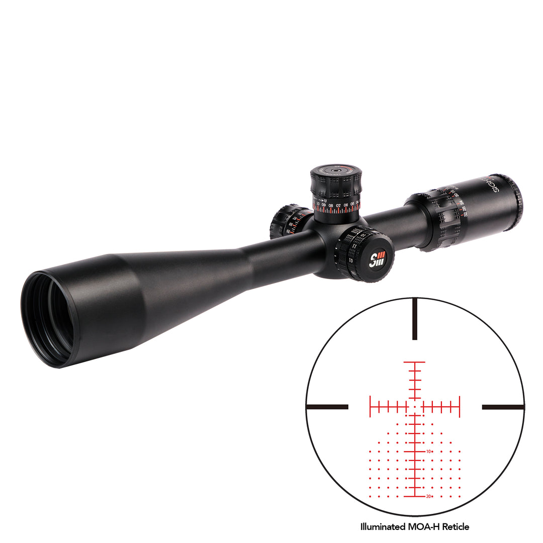 SIII Precision Long Range<br>8-32x56 Zero Stop