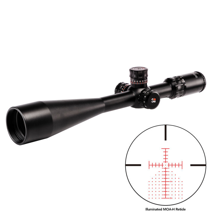 SIII Precision Long Range<br>10-50x60 Zero Stop