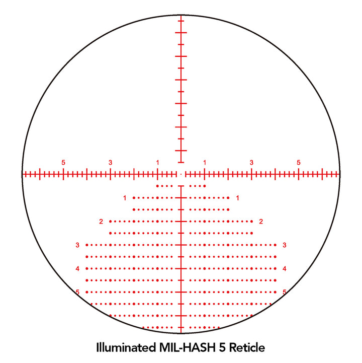 SIII Precision Long Range<br>6-24x50 Zero Stop