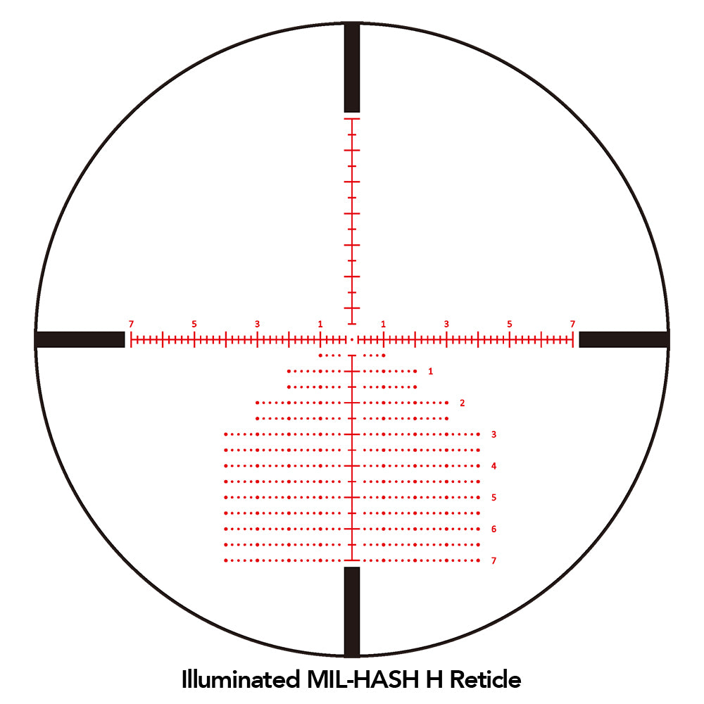 SIII Precision Long Range<br>FFP 6-24x50 Zero Stop