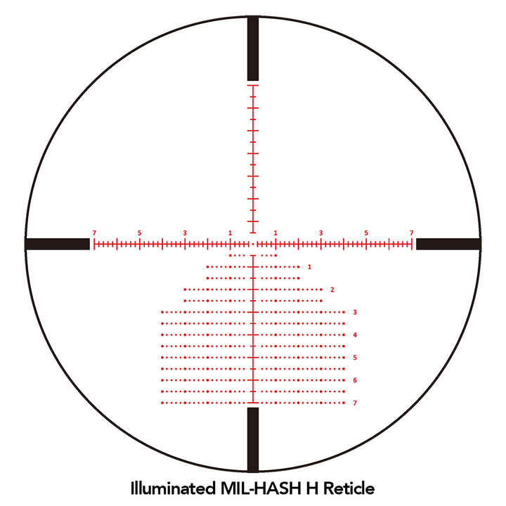 SIII Precision Long Range<br>FFP 6-24x50 Zero Stop