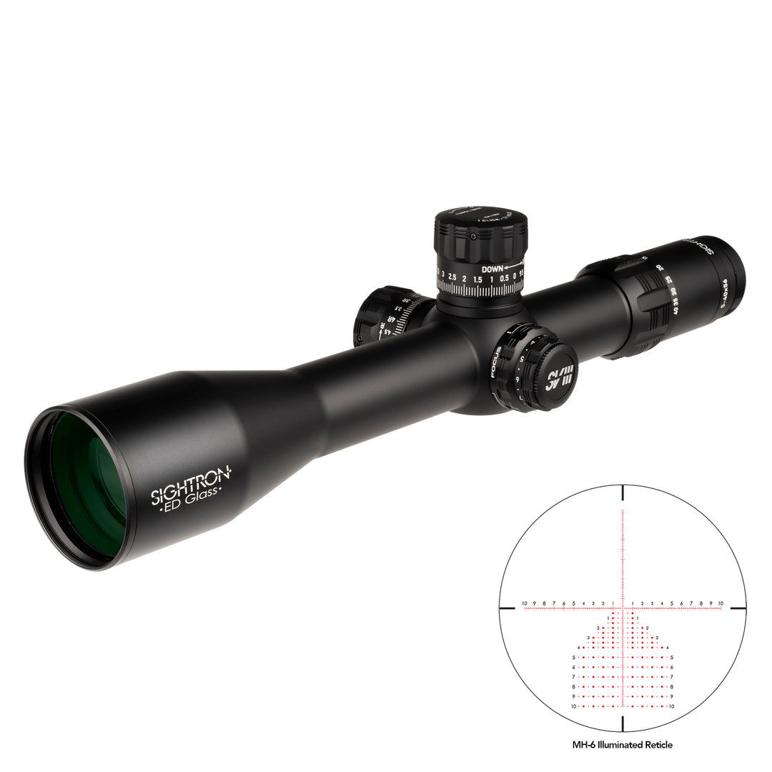 SVIII 5-40x56 ED FFP<br>IR Zero Stop