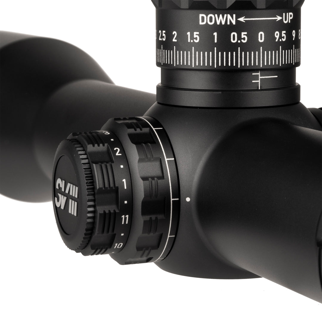 SVIII 5-40x56 ED FFP<br>IR Zero Stop