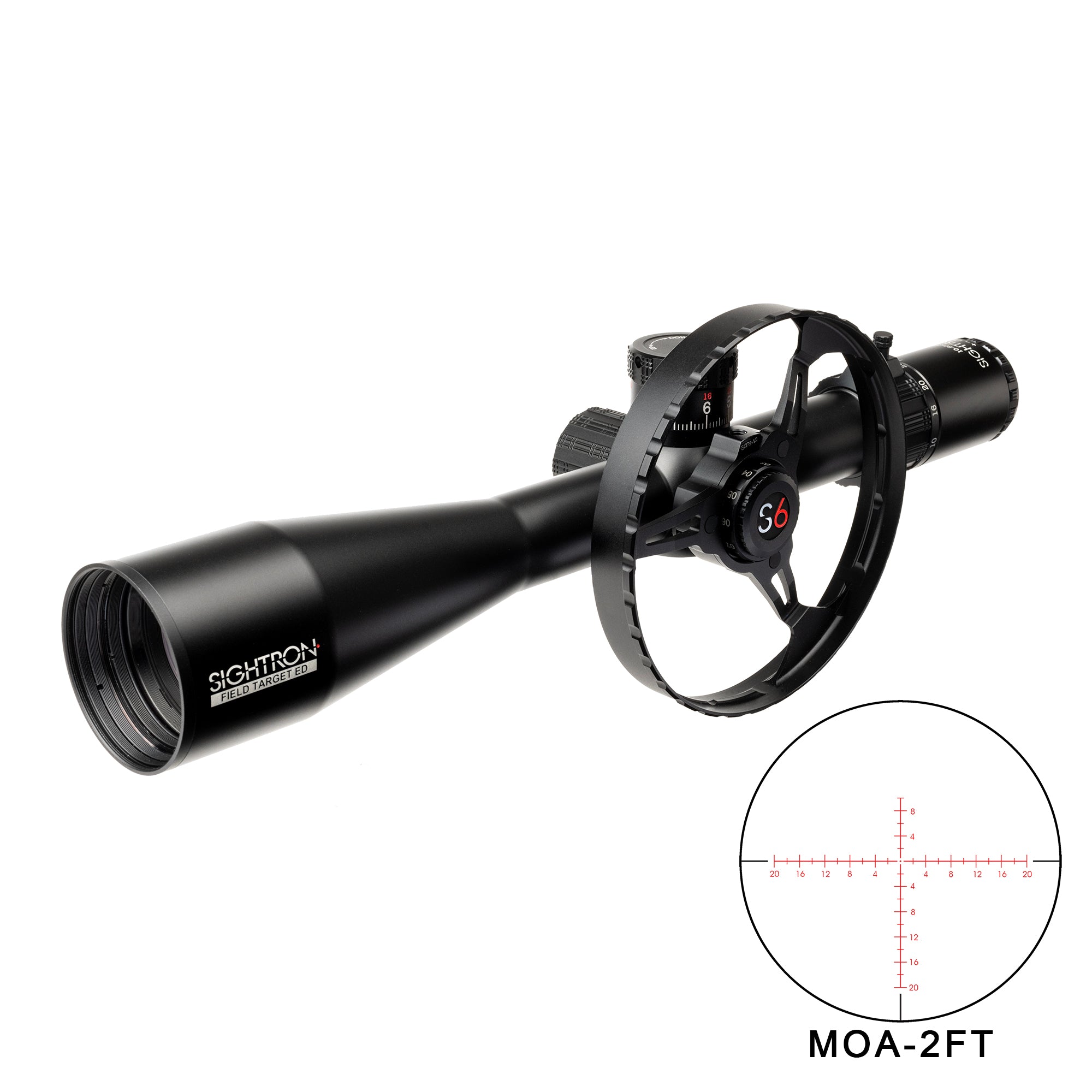 Sightron S6 10-60x56 ED Field Target Rifle Scope
