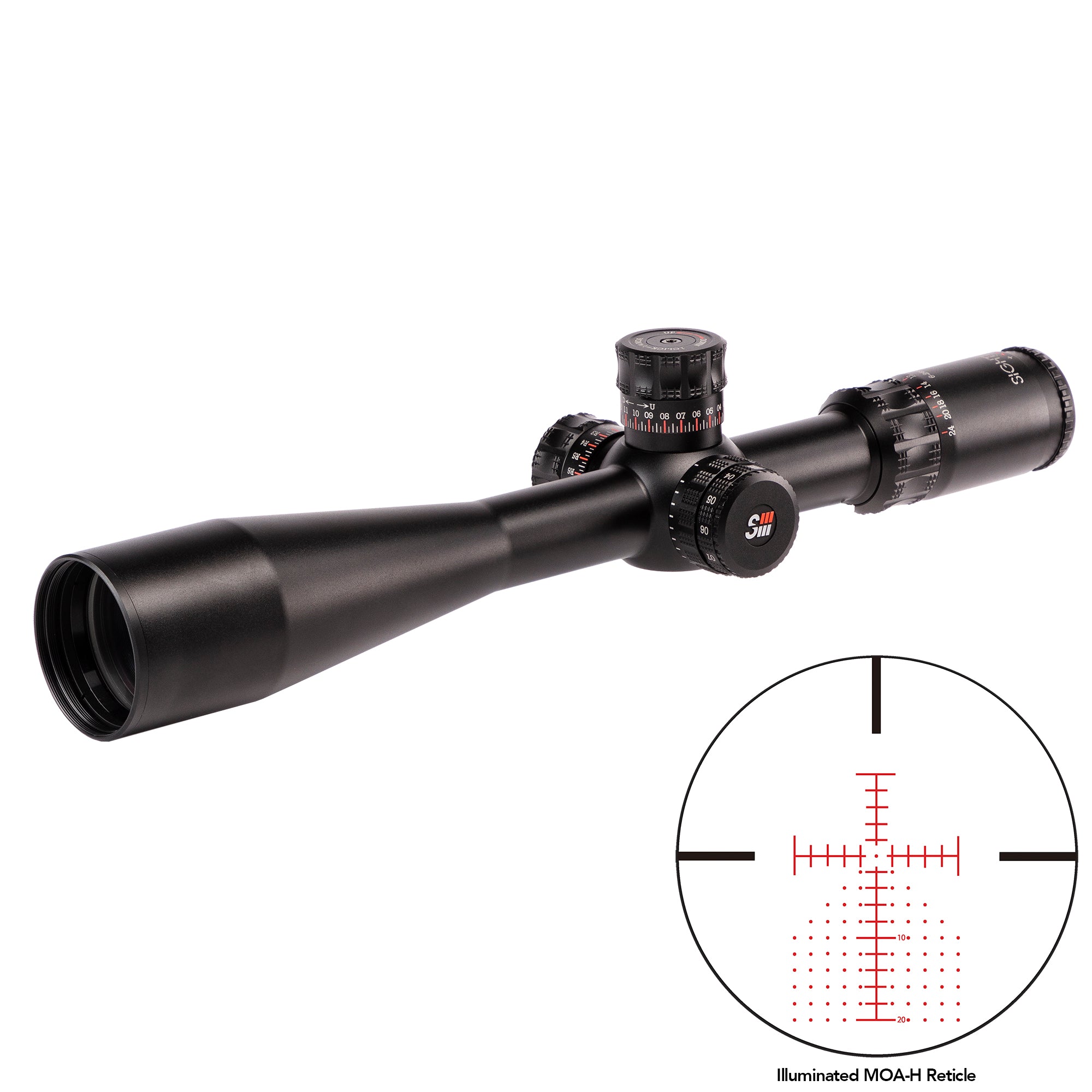 Bestsight製 実銃用 スコープ 倍率 6倍～24倍 レンズ径 5cm SIGHTRON JAPAN】 SVIIISS ED 5-40x56 FFP ZS IR MH-6 実銃用